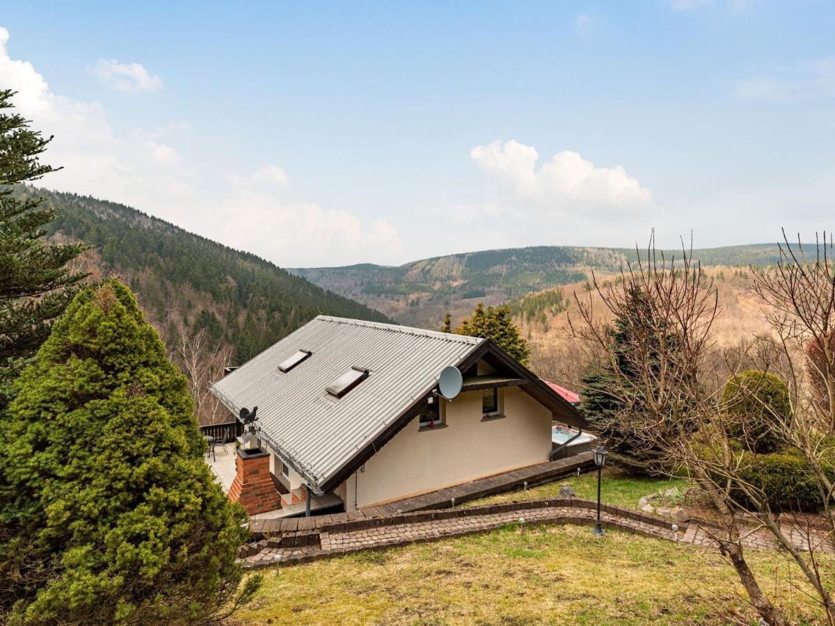 Majestic Holiday Home With Jacuzzi Unterschönau 外观 照片