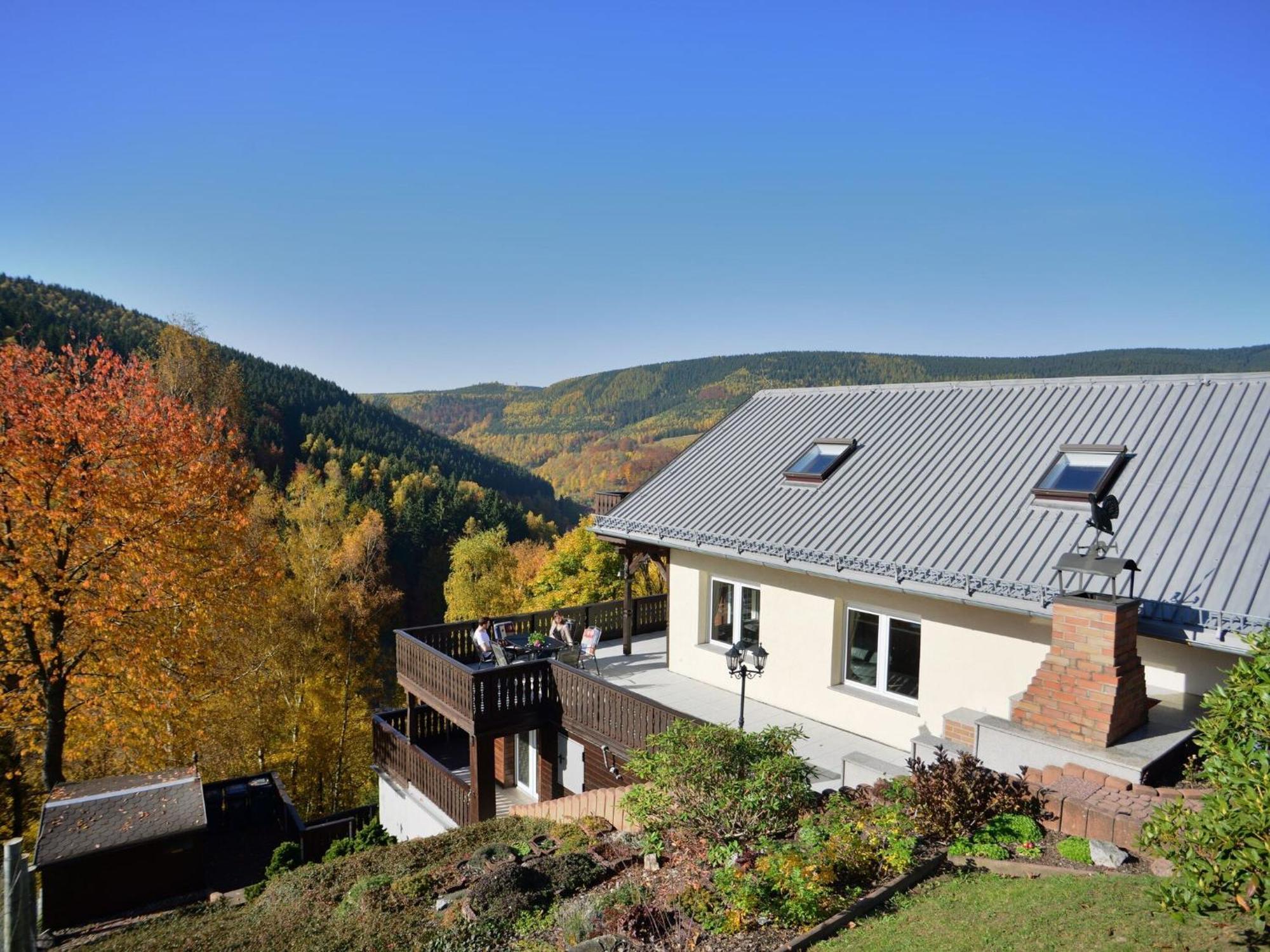 Majestic Holiday Home With Jacuzzi Unterschönau 外观 照片