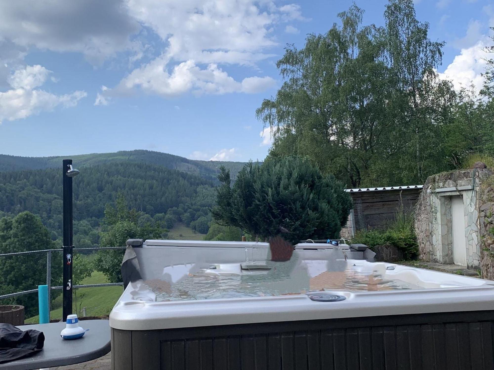 Majestic Holiday Home With Jacuzzi Unterschönau 外观 照片